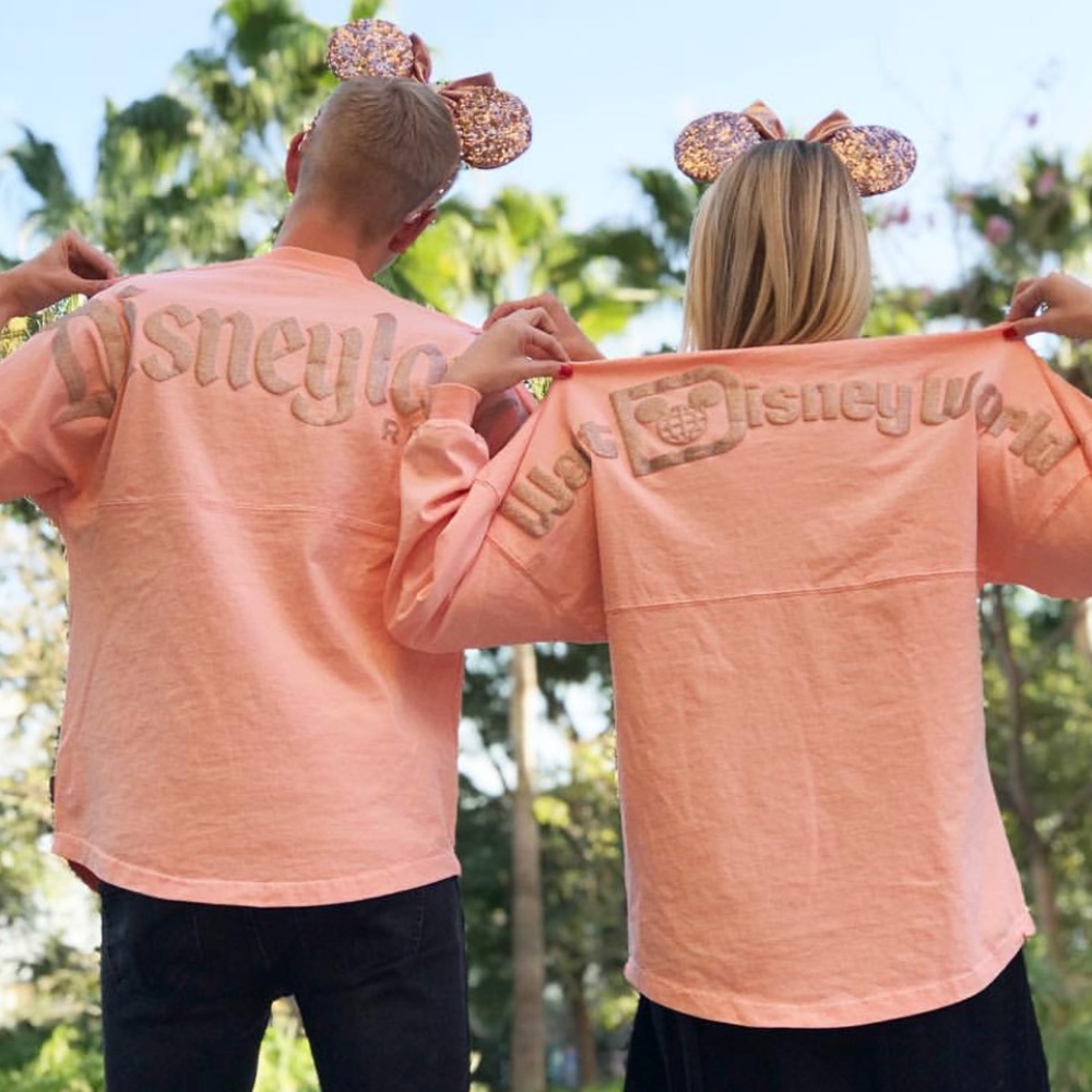 Rose Gold Disneyland Unisex Long Sleeve Shirt.